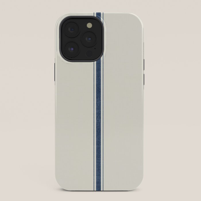 Farmhouse Stripe in Navy Blue iPhone Case Gallery Image 36