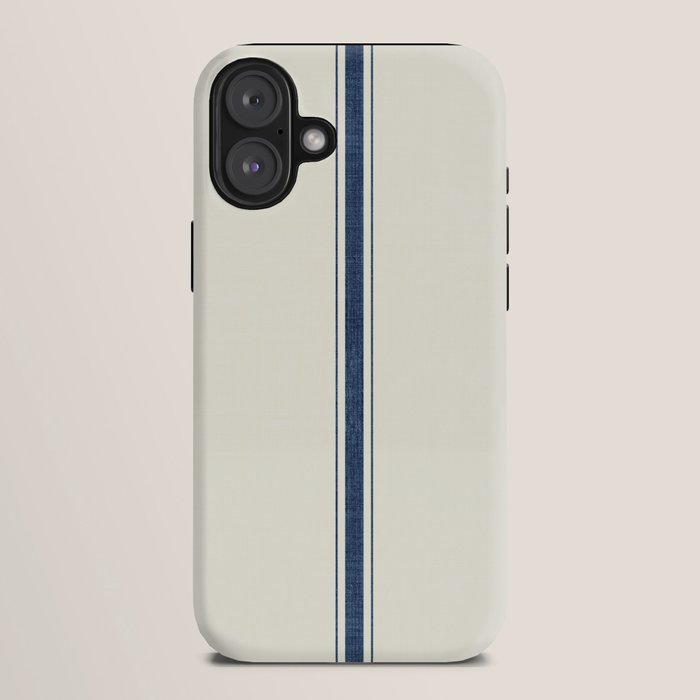Farmhouse Stripe in Navy Blue iPhone Case Gallery Image 10