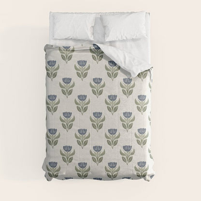 Stamped Floral Comforter Gallery Image 3