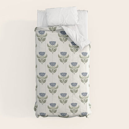 Stamped Floral Comforter Gallery Image 9