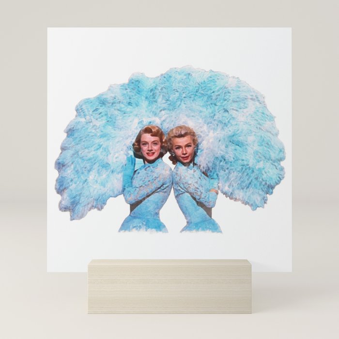 Sisters - White Christmas - Watercolor Mini Art Print Gallery Image 5