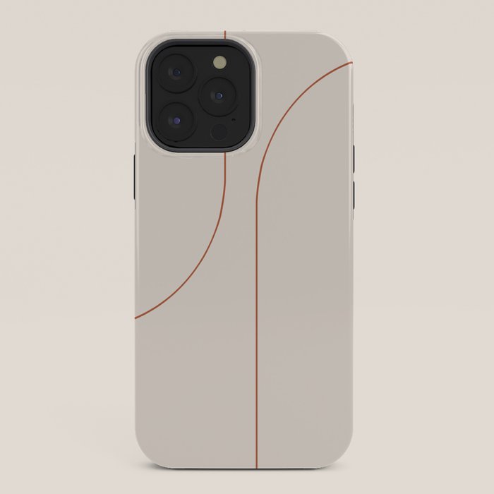 Modern Minimal Line Abstract XXVI iPhone Case Gallery Image 36