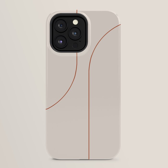 Modern Minimal Line Abstract XXVI iPhone Case Gallery Image 24