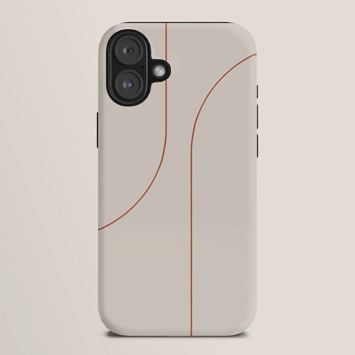 Modern Minimal Line Abstract XXVI iPhone Case Gallery Image 10
