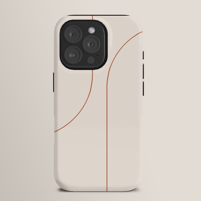 Modern Minimal Line Abstract XXVI iPhone Case Gallery Image 15