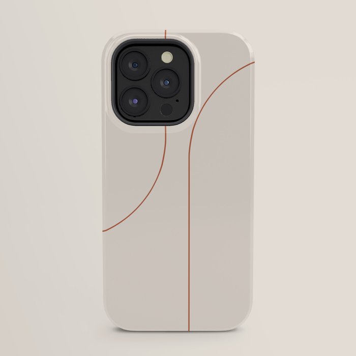 Modern Minimal Line Abstract XXVI iPhone Case Gallery Image 23