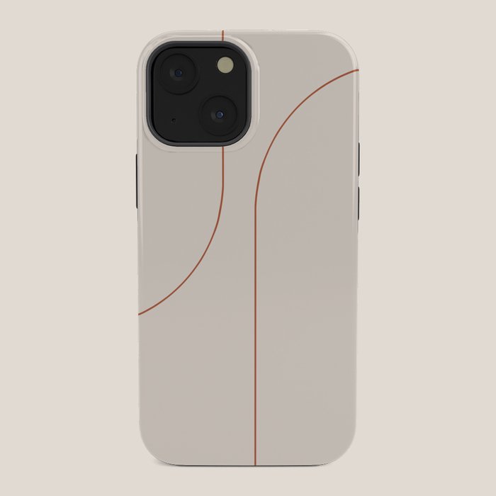 Modern Minimal Line Abstract XXVI iPhone Case Gallery Image 34