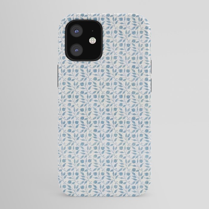 William Morris Vintage Rosehip Mineral Blue iPhone Case Gallery Image 41