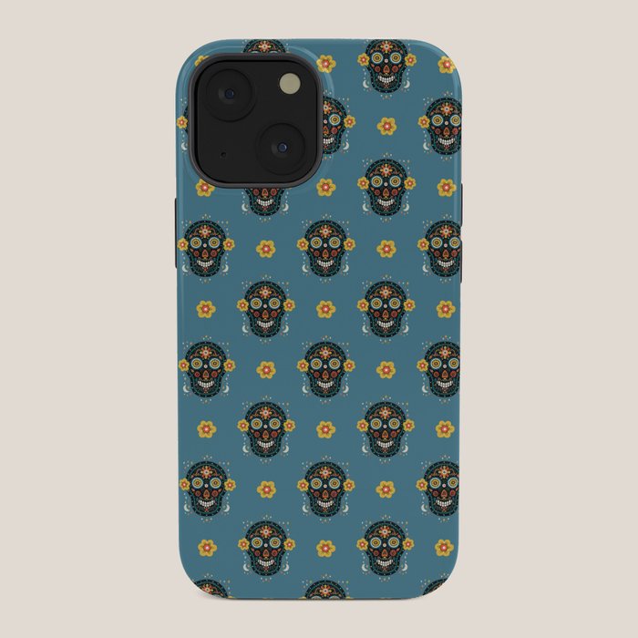 Happy Haunting | Day of Dead Skull iPhone Case Gallery Image 34