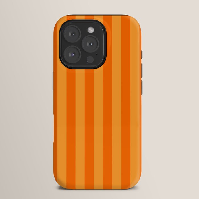 Orange Stripes Vertical Stripe Pattern iPhone Case Gallery Image 15