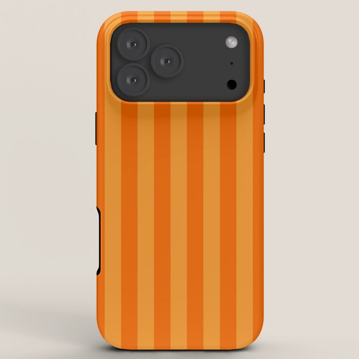 Orange Stripes Vertical Stripe Pattern iPhone Case Gallery Image 8