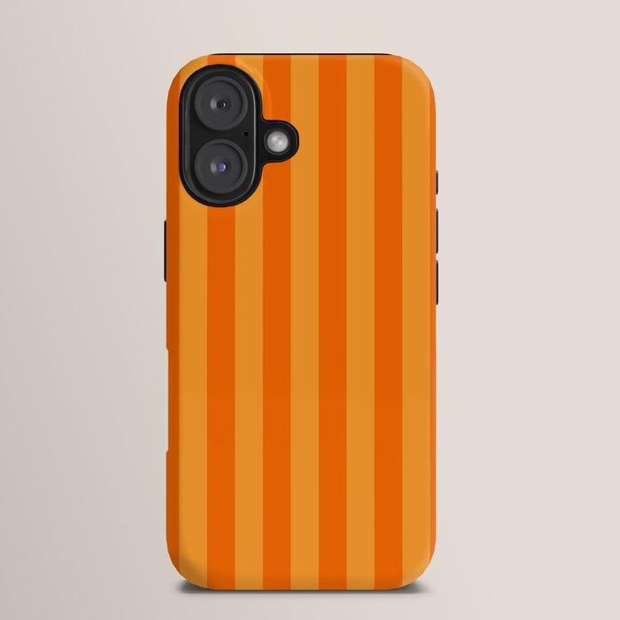 Orange Stripes Vertical Stripe Pattern iPhone Case Gallery Image 13
