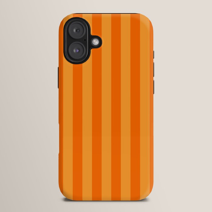 Orange Stripes Vertical Stripe Pattern iPhone Case Gallery Image 14