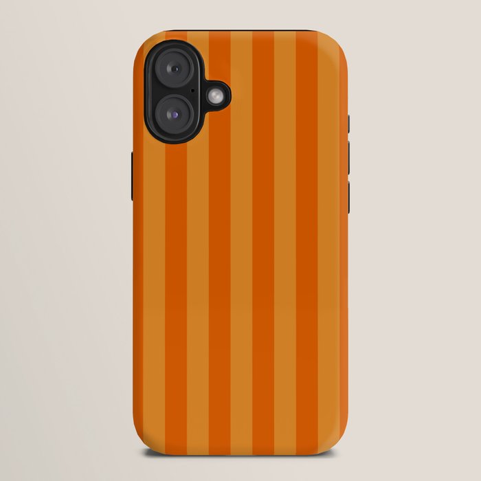 Orange Stripes Vertical Stripe Pattern iPhone Case Gallery Image 10