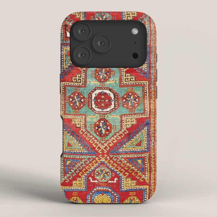Incesu Turkish Village Antique Long Rug Print iPhone Case Gallery Image 3
