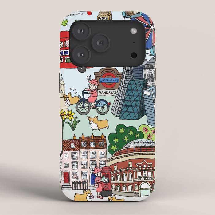 The Queen's London Day Out iPhone Case Gallery Image 3