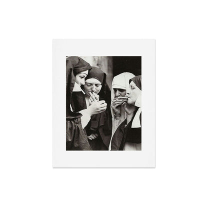 Nuns Smoking Art Print Gallery Image 4