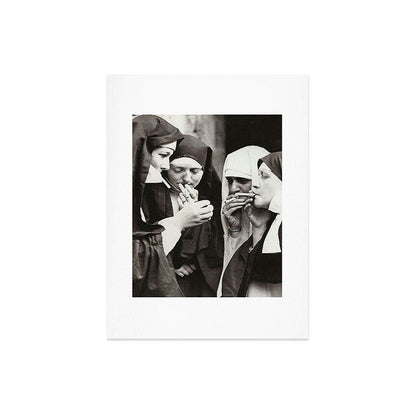 Nuns Smoking Art Print Gallery Image 6
