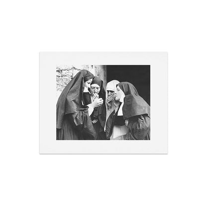 Nuns Smoking High Resolution Version Art Print Gallery Image 4