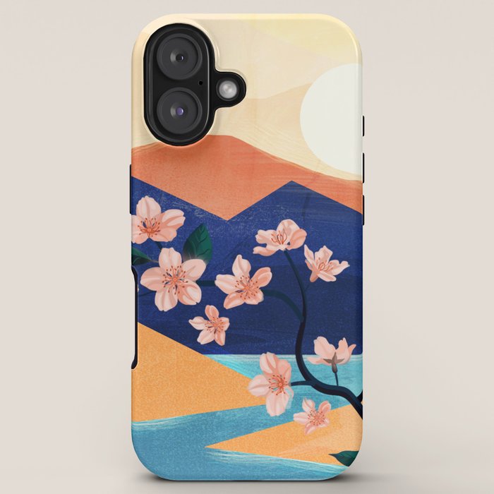 Warm spring sunchine near the flowing river iPhone Case Gallery Image 5