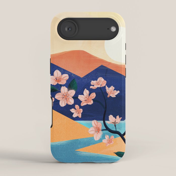 Warm spring sunchine near the flowing river iPhone Case Gallery Image 2
