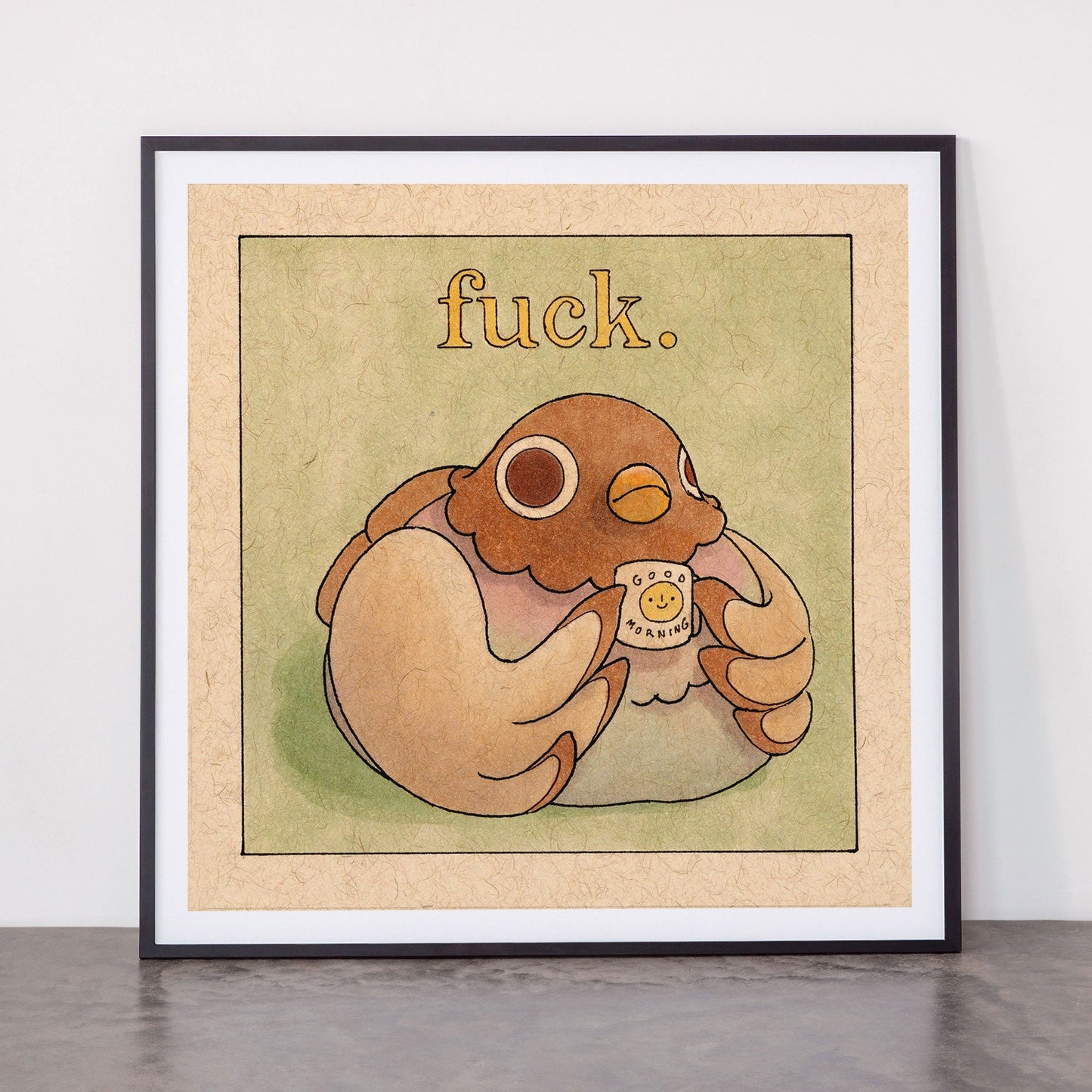'Fuck' Pigeon 06 Framed Art Print Gallery Image 3