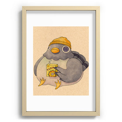 'Fuck' Pigeon 07 Framed Art Print Gallery Image 97