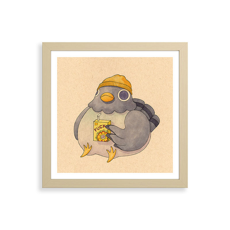 'Fuck' Pigeon 07 Framed Art Print Gallery Image 71