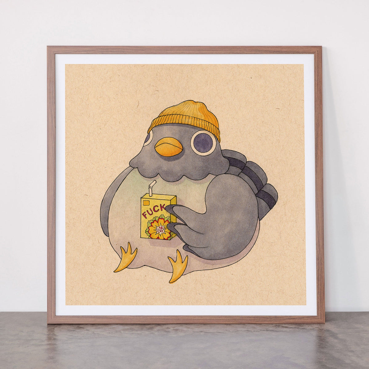 'Fuck' Pigeon 07 Framed Art Print Gallery Image 66