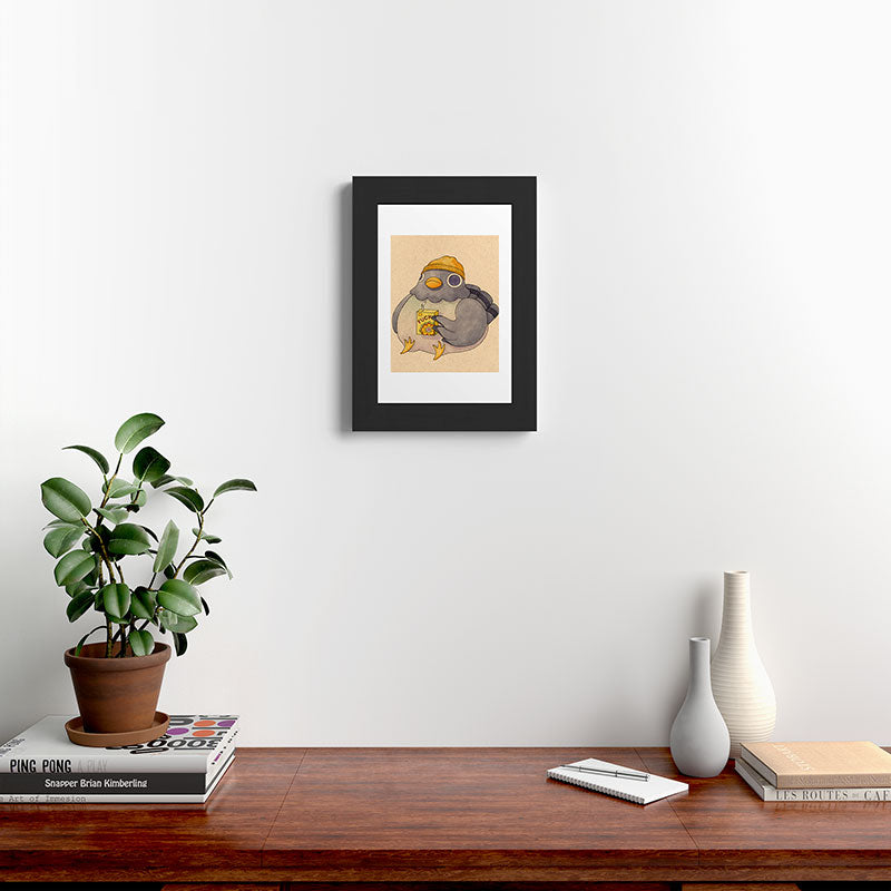 'Fuck' Pigeon 07 Framed Art Print Gallery Image 42