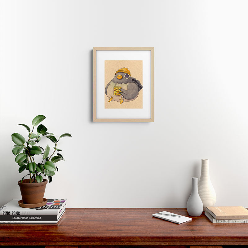 'Fuck' Pigeon 07 Framed Art Print Gallery Image 25