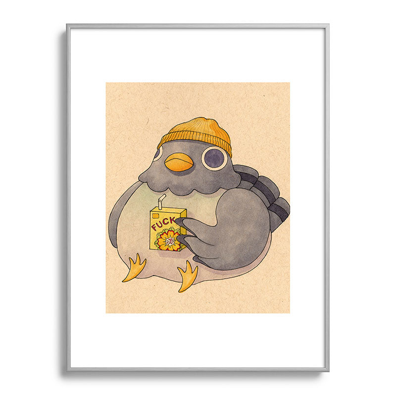 'Fuck' Pigeon 07 Framed Art Print Gallery Image 134