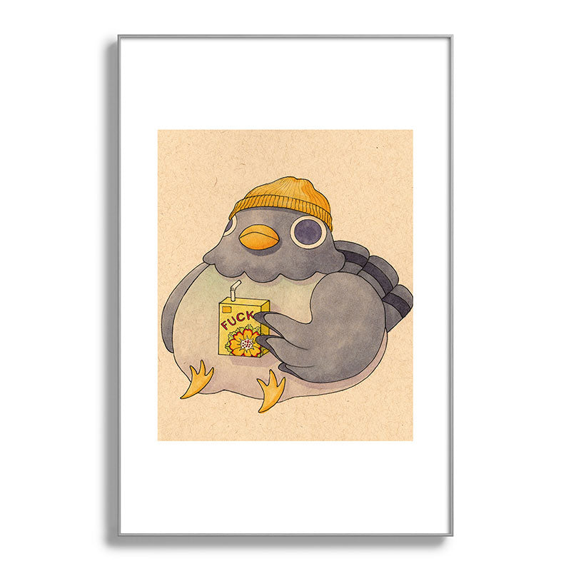 'Fuck' Pigeon 07 Framed Art Print Gallery Image 137