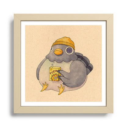 'Fuck' Pigeon 07 Framed Art Print Gallery Image 24