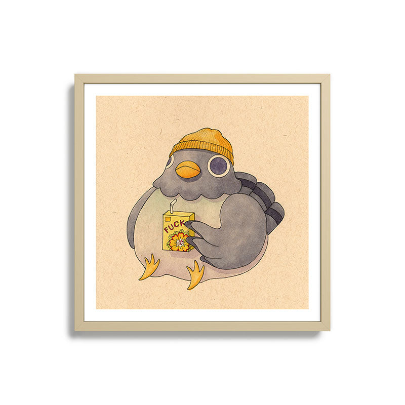 'Fuck' Pigeon 07 Framed Art Print Gallery Image 27