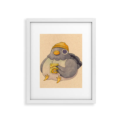 'Fuck' Pigeon 07 Framed Art Print Gallery Image 36