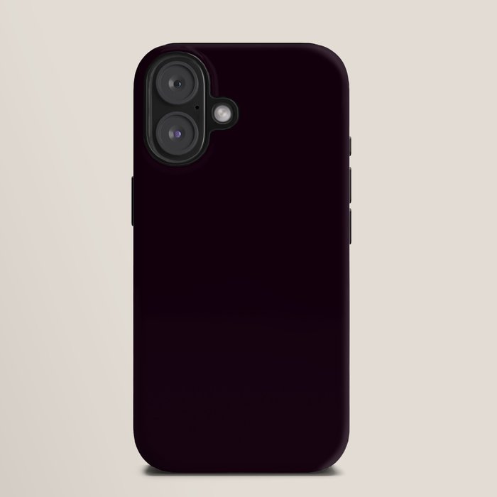 Simply Deep Eggplant Purple iPhone Case Gallery Image 9