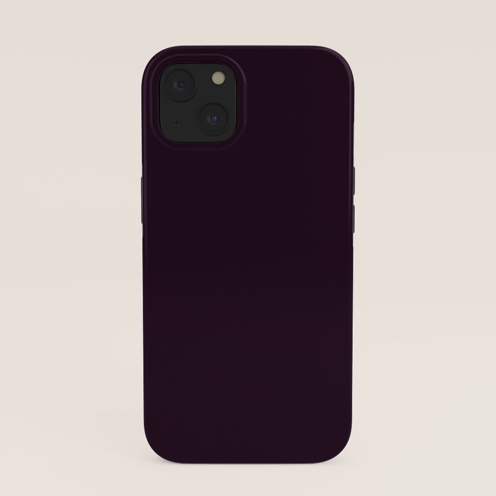 Simply Deep Eggplant Purple iPhone Case Gallery Image 37