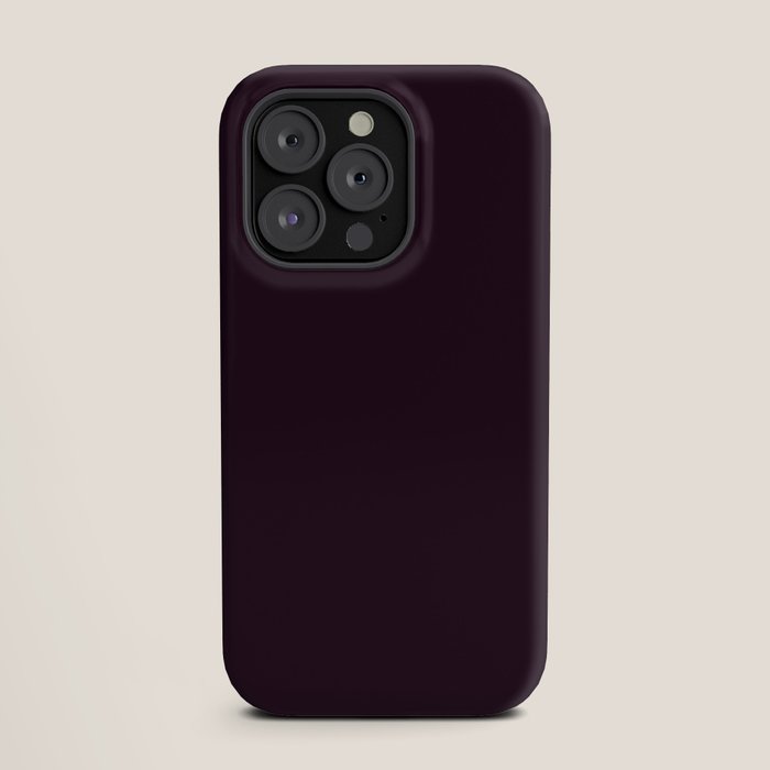 Simply Deep Eggplant Purple iPhone Case Gallery Image 19
