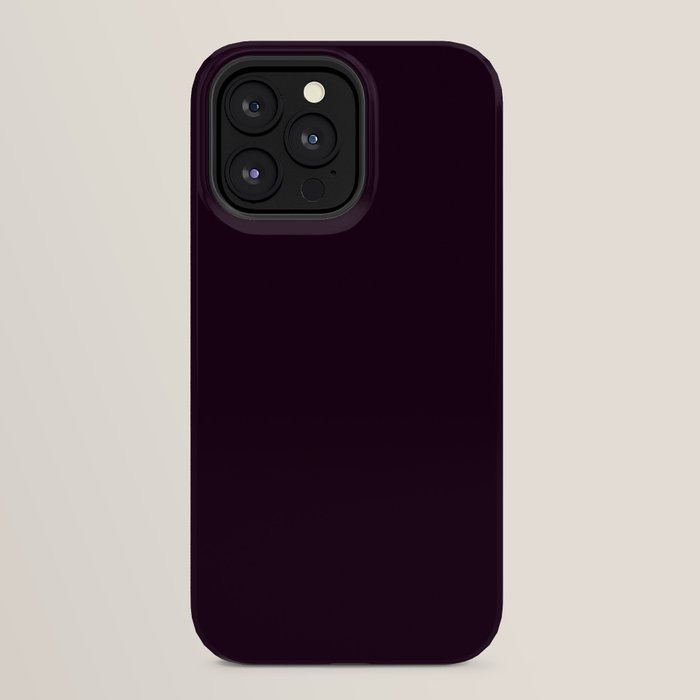 Simply Deep Eggplant Purple iPhone Case Gallery Image 32