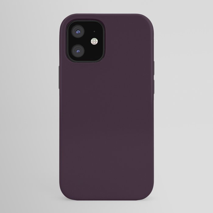 Simply Deep Eggplant Purple iPhone Case Gallery Image 41