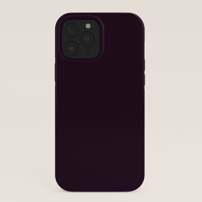 Simply Deep Eggplant Purple iPhone Case Gallery Image 40