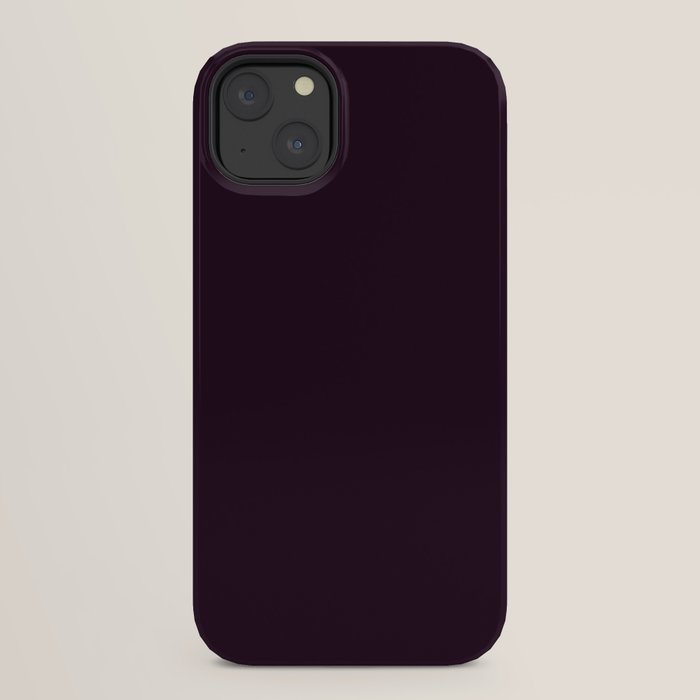 Simply Deep Eggplant Purple iPhone Case Gallery Image 22