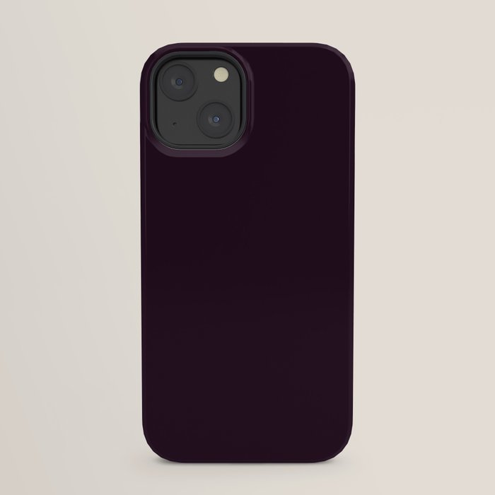 Simply Deep Eggplant Purple iPhone Case Gallery Image 21