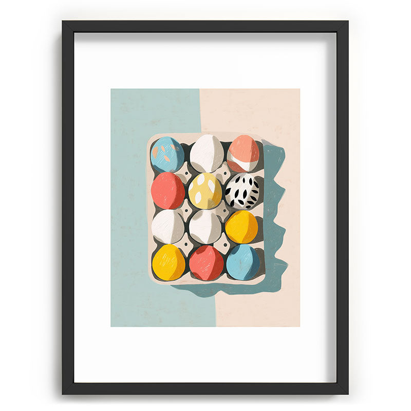 Easter Egg Carton Framed Art Print Gallery Image 61