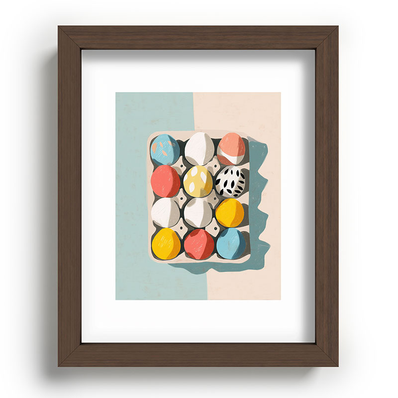 Easter Egg Carton Framed Art Print Gallery Image 64