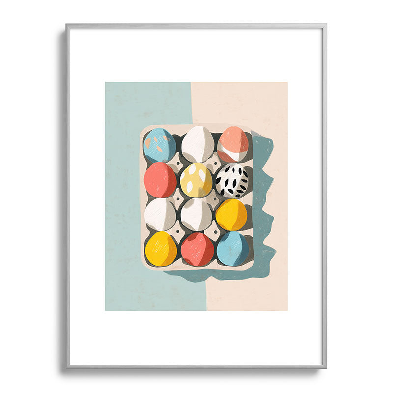 Easter Egg Carton Framed Art Print Gallery Image 99