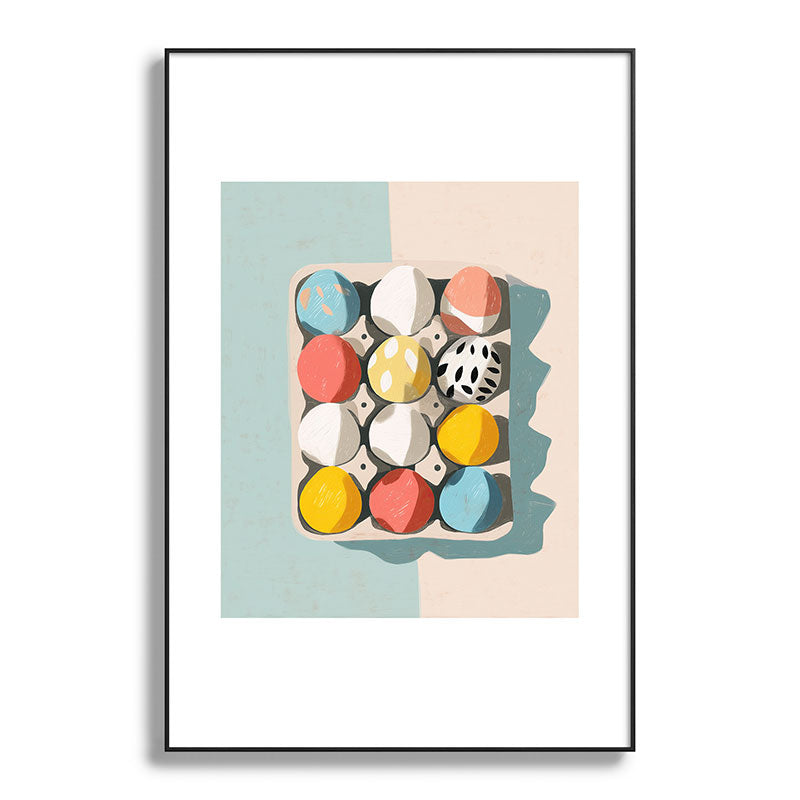 Easter Egg Carton Framed Art Print Gallery Image 87