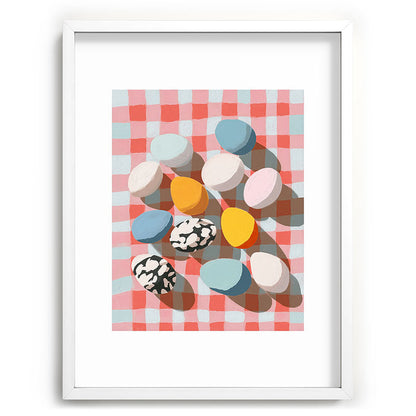 Easter Picnic Eggs Framed Art Print Gallery Image 79