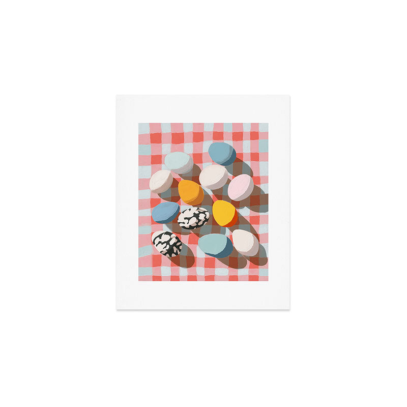 Easter Picnic Eggs Art Print Gallery Image 1